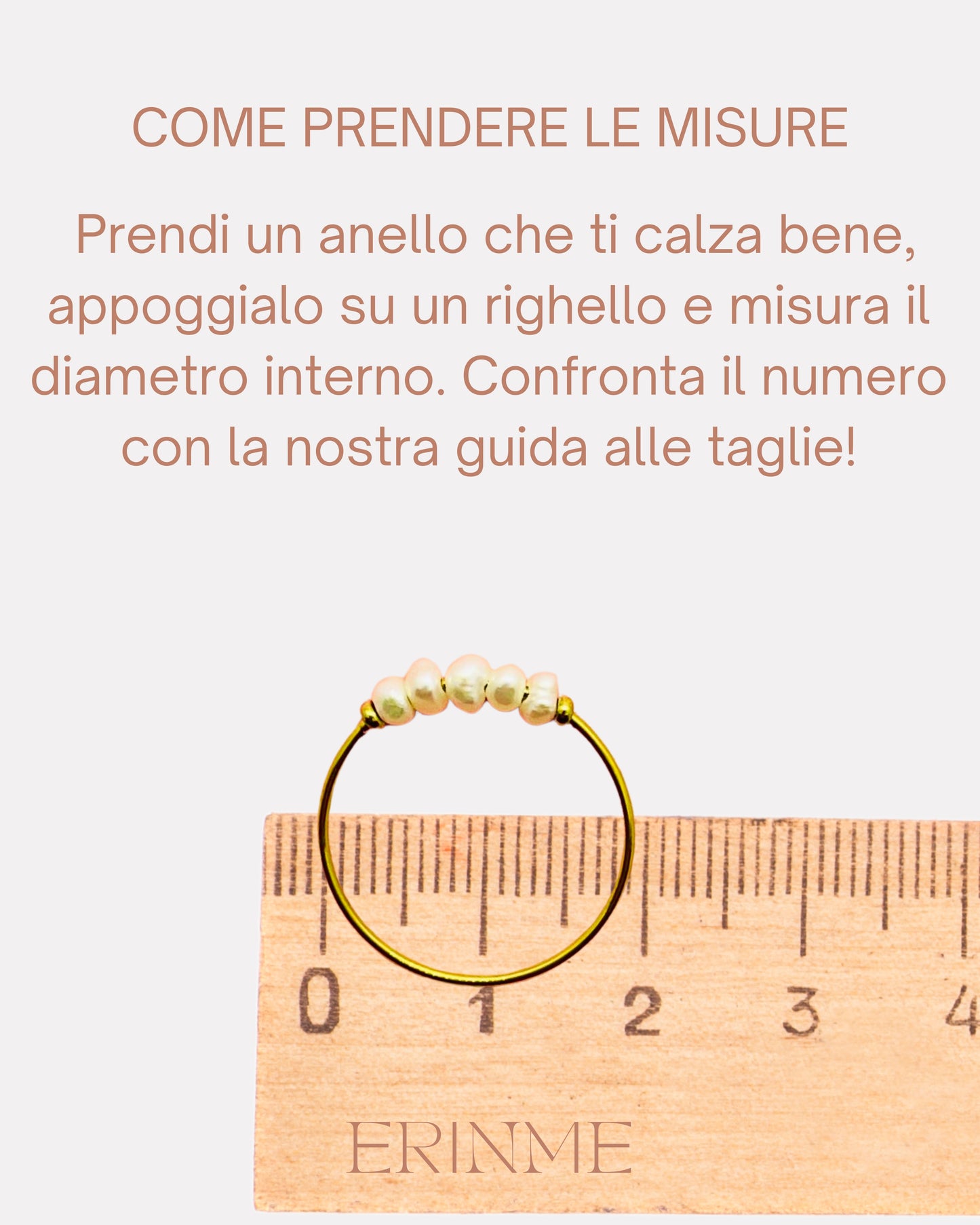 Anello perline